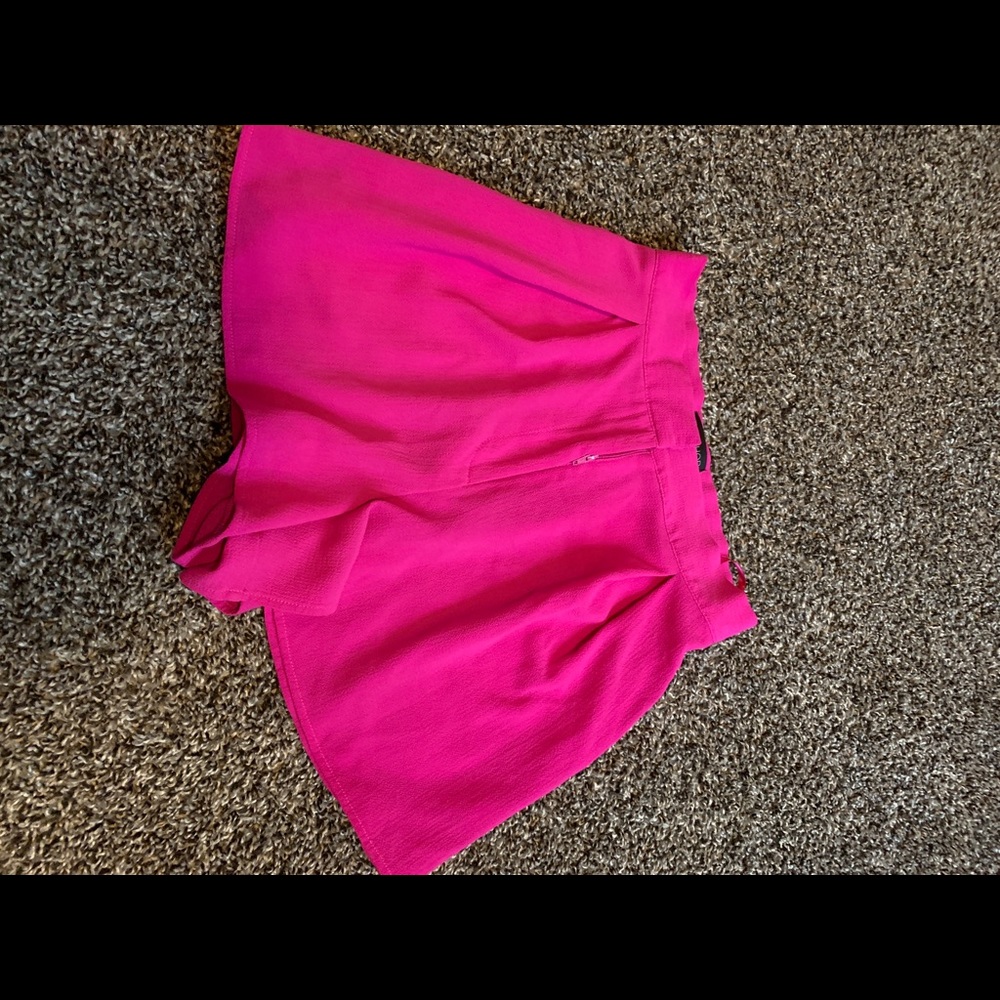 Pink high waited shorts